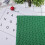 7pcs 25*25cm Cotton Fabric DIY Assorted Squares Pre Cut Bedding Kit Quarters Bundle (Green) 5