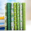 7pcs 25*25cm Cotton Fabric DIY Assorted Squares Pre Cut Bedding Kit Quarters Bundle (Green) 11