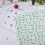7pcs 25*25cm Cotton Fabric DIY Assorted Squares Pre Cut Bedding Kit Quarters Bundle (Green) 8