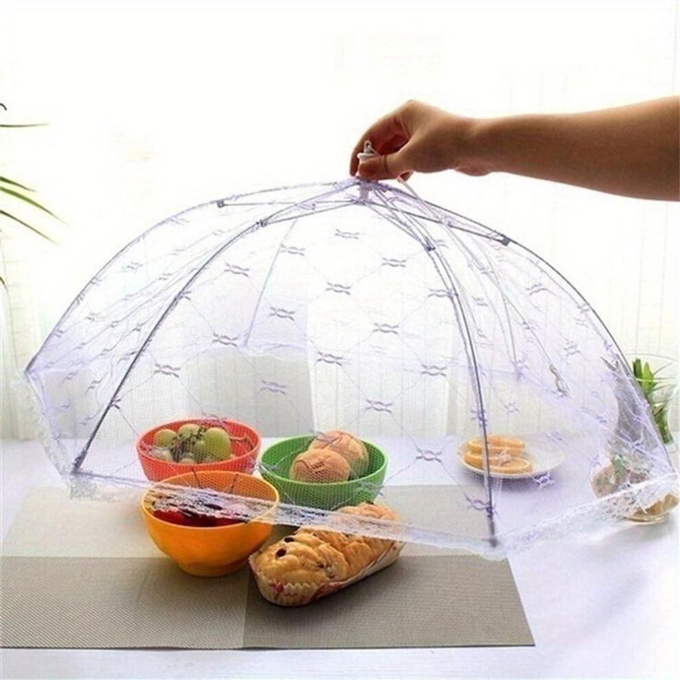 Newest Umbrella Style Food Covers Mosquito Meal Cover Table Home Food Cover Kitchen Gadgets Cooking(color Random)