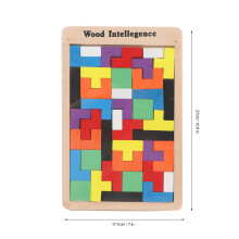 Wooden Colorful Children Kids Puzzle Jigsaw Toy Building Block Educational Toy