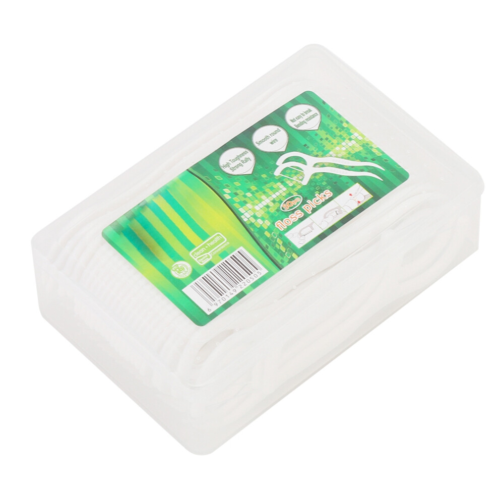 50pcs Dental Floss Disposable Toothpick Tooth Cleaning Oral Hygiene Care Tool