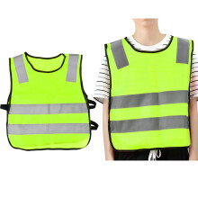 High Visibility Children Kid Reflective Traffic Safety Vest Night Walking(Fluorescent Green)