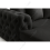(Black Velvet) SNOOZE Large Corner U Shape Sofa Velvet Ashton Scatter Back Sofa 3