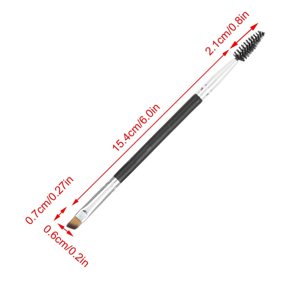 Double ended Design Eyebrow Brush Mascara Bevel Eyelash Extension Eyebrow Comb