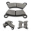 Jinling 250cc Brake Pads, 2 Pack 6