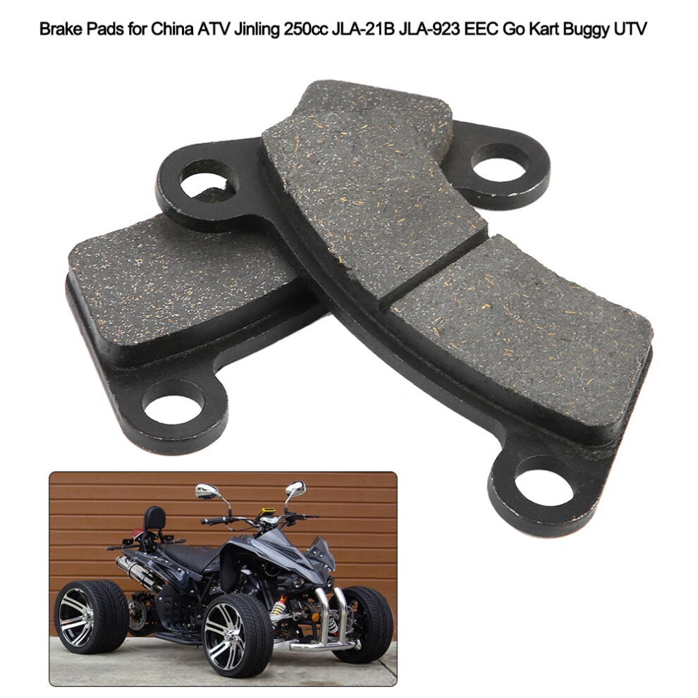 2Pcs Brake Pads For China Atv Jinling 250Cc Jla-21B Jla-923 Eec Go Kart Buggy Utv 6931324590363