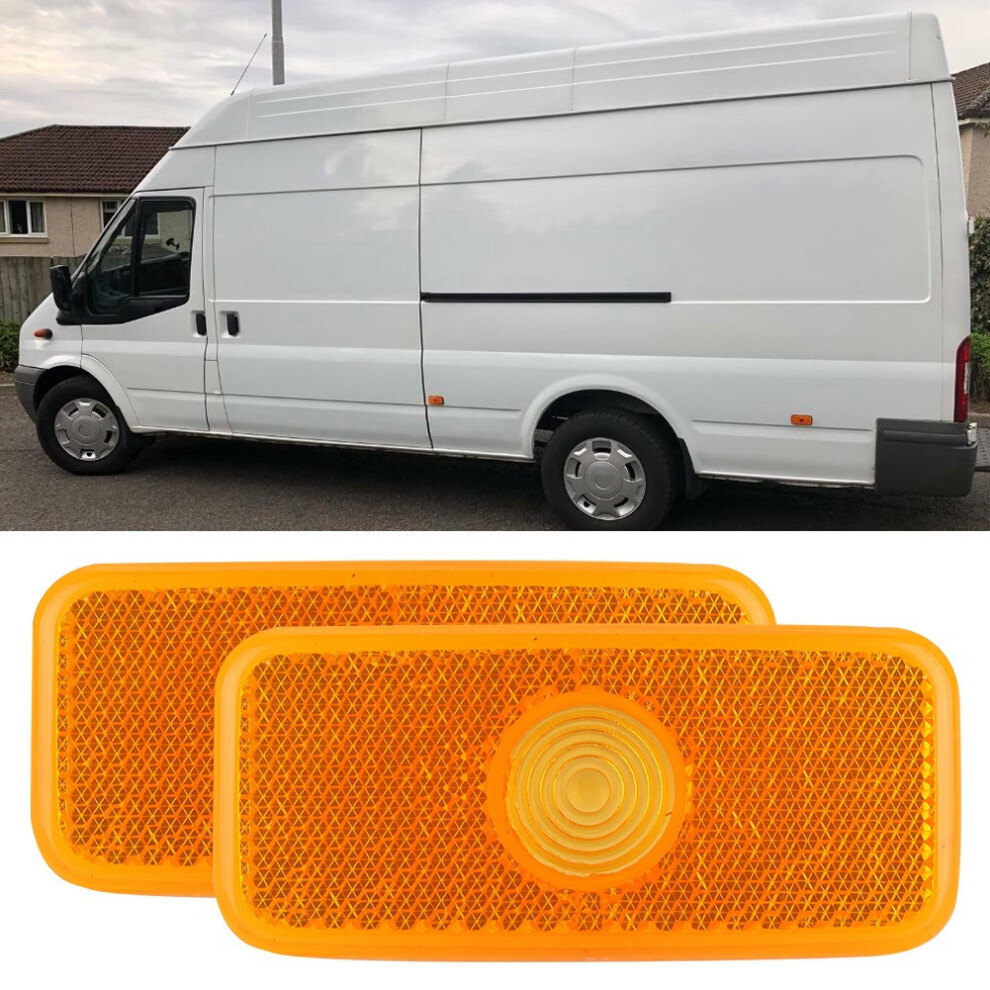 1Pair Car Side Marker Lamp Lens Cover 1671689 Fits For Ford Transit Mk6/Mk7 Light 9471324590750