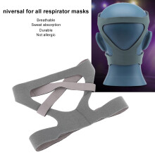 Washable Respirator Mask Head Band Breathable Respirator Face Mask Headband (Gray)