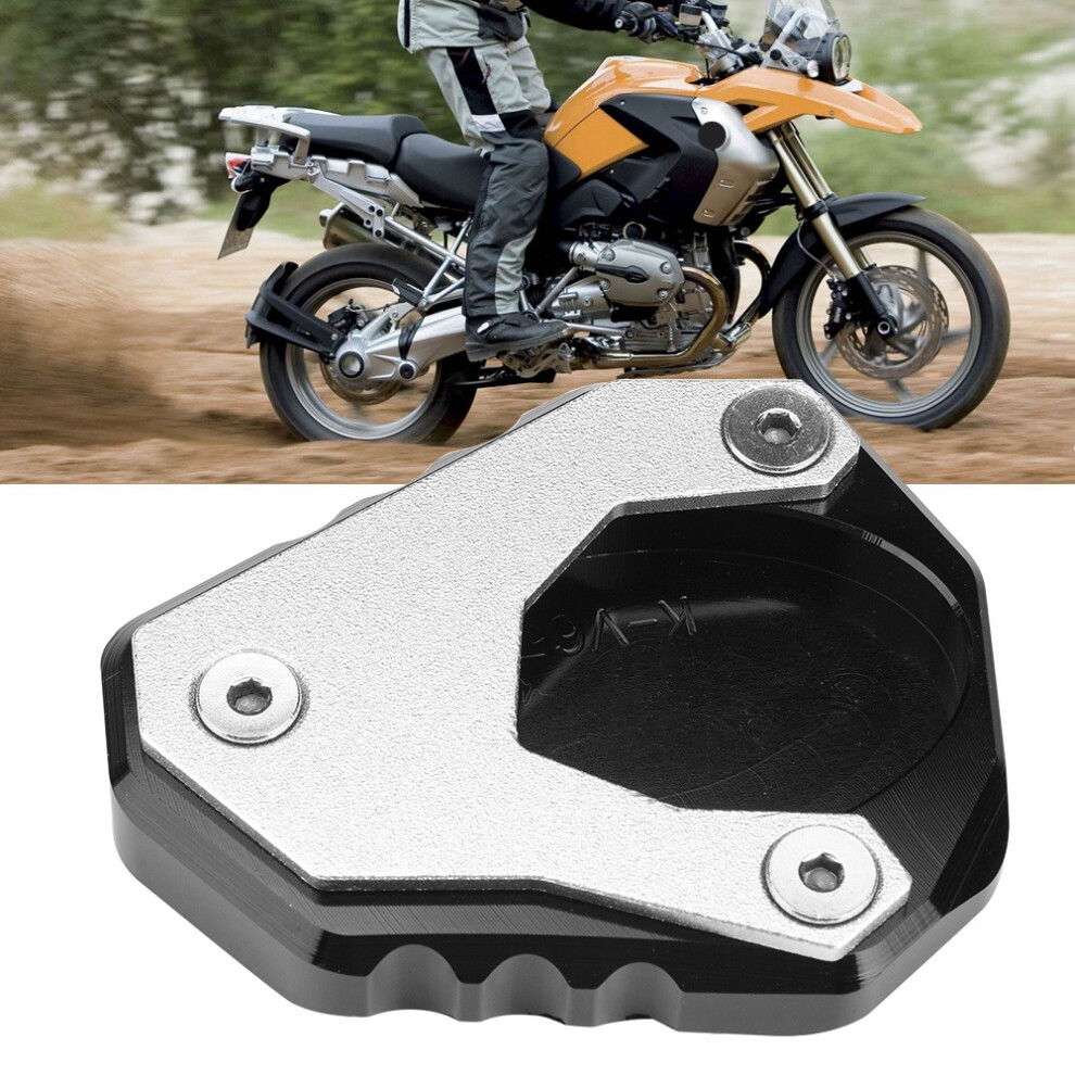 Motorcycle Cnc Kickstand Side Stand Enlarger Extension Pad For Kawasaki Versys/Kle 650 15-18 5031324590972