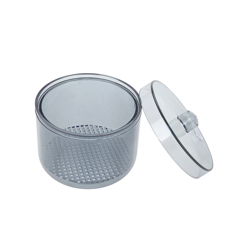Black Dental Nail Tools Sterilizer Tray Sterilization Box Disinfection Container Manicure Tools