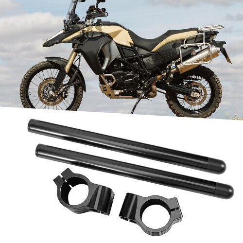 Universal Motorcycle Modification CNC Handlebar Motorbike Separate Handle 38mm Black
