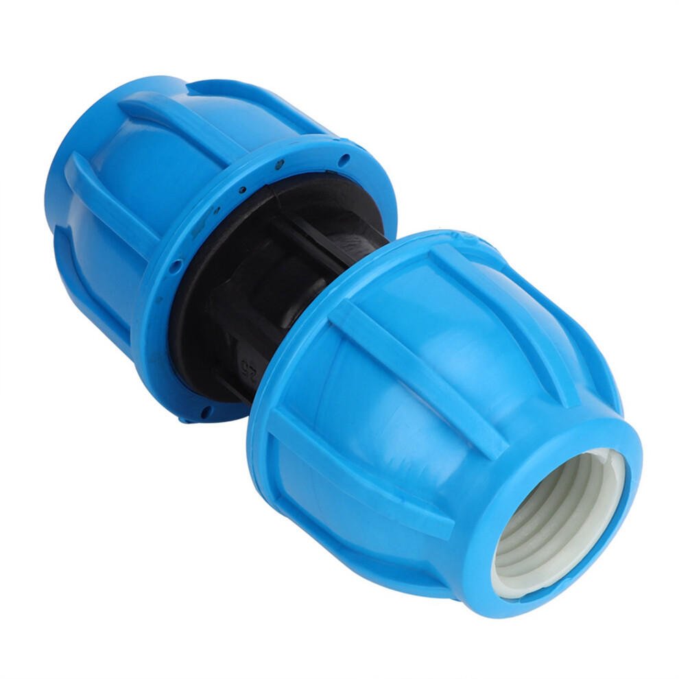 4Pcs Pe Plastic 25Mm To 25Mm Straight Water Pipe Connector Pipe Connection Fitting 3651324592633