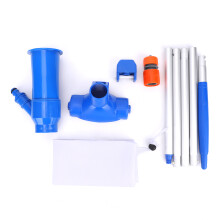 Professional Pool Cleaning Kit Pool Suction Head Pond Cleaning Tool with 135cm Rod