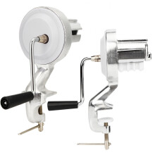 Manual Noodle Maker Aluminum Alloy Hand Cranking Noodle Press Making Machine for Home Kitchen