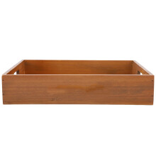 Retro Natural Hollow Garden Flower Wooden Planter Pot Box