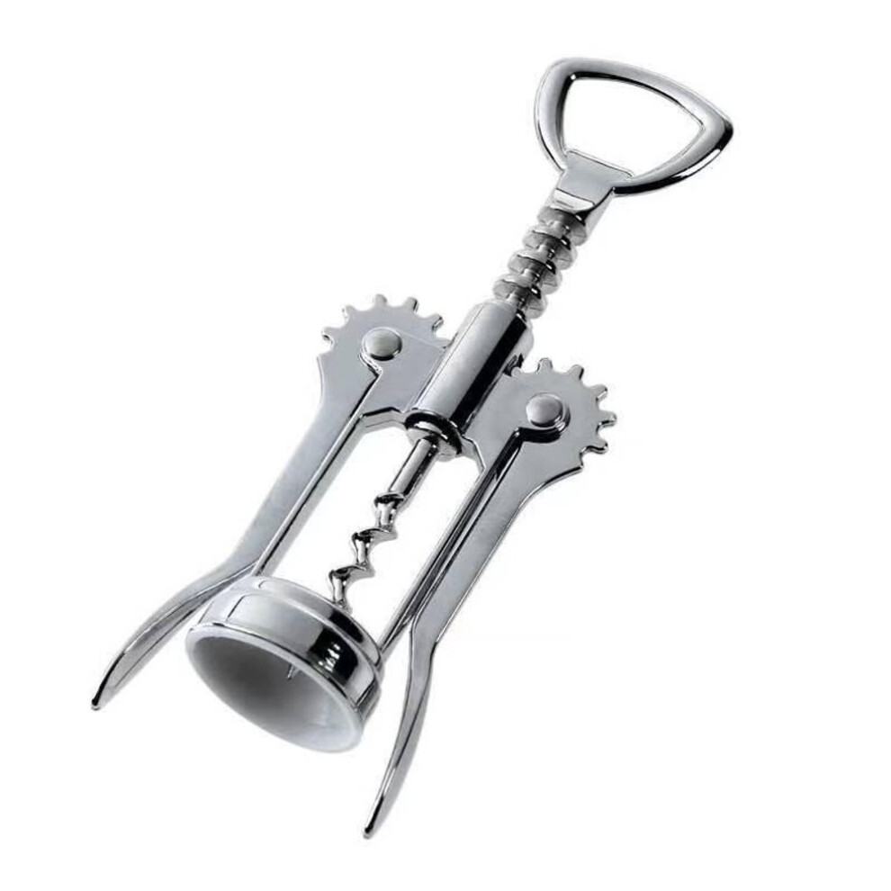 1pc Portable Stainless Steel Red Wine Opener Wing Type Metal Corkscrew Bottle Openers Corkscrews Wine Cork Remover