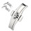 Butterflyshape Deployment Buckle Automatic Double Click Metal Clasp Strap For Watch Male 3