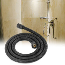 59in Long Stainless Steel Black Flexible Replacement Shower Head Hose G1/2"