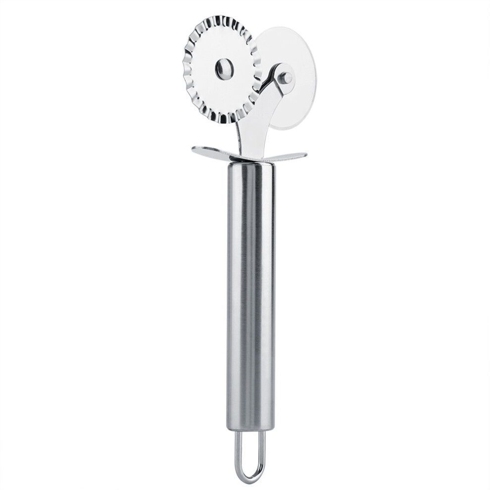 Stainless Steel Pizza Wheel Cutter Kitchen Wheel Safety Cake Knife