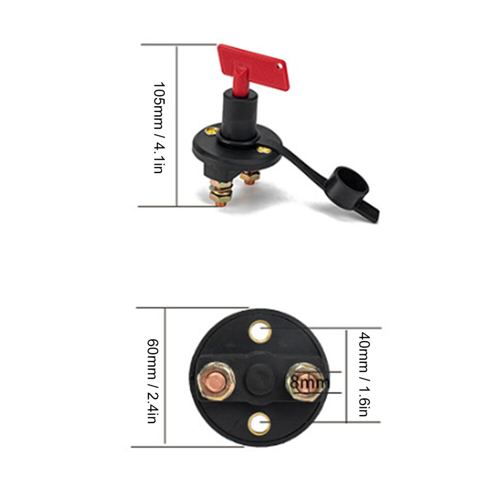 Battery Kill Switch Disconnect Isolator Anti Leakage Protection For Car Truck Suv Caravan 8771324596488