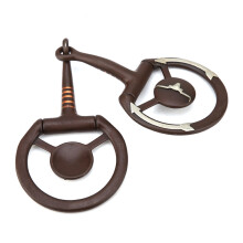 Horse Chew Antique Western Bit w/Gs Trims Mouth With Copper Inlay