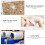 7pcs 50*50cm Cotton Fabric DIY Assorted Squares Pre Cut Bedding Kit Quarters Bundle (Brown) 5