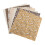 7pcs 50*50cm Cotton Fabric DIY Assorted Squares Pre Cut Bedding Kit Quarters Bundle (Brown) 16