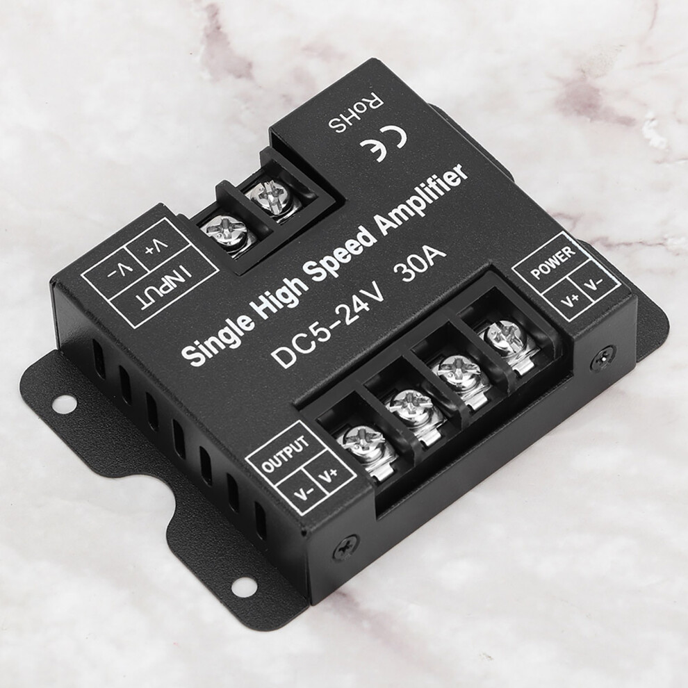 DC5-24V 30A Single Color LED Signal Amplifier for Light Strip RGB LED Controller-image-OPC-PHWTTGS-NEW