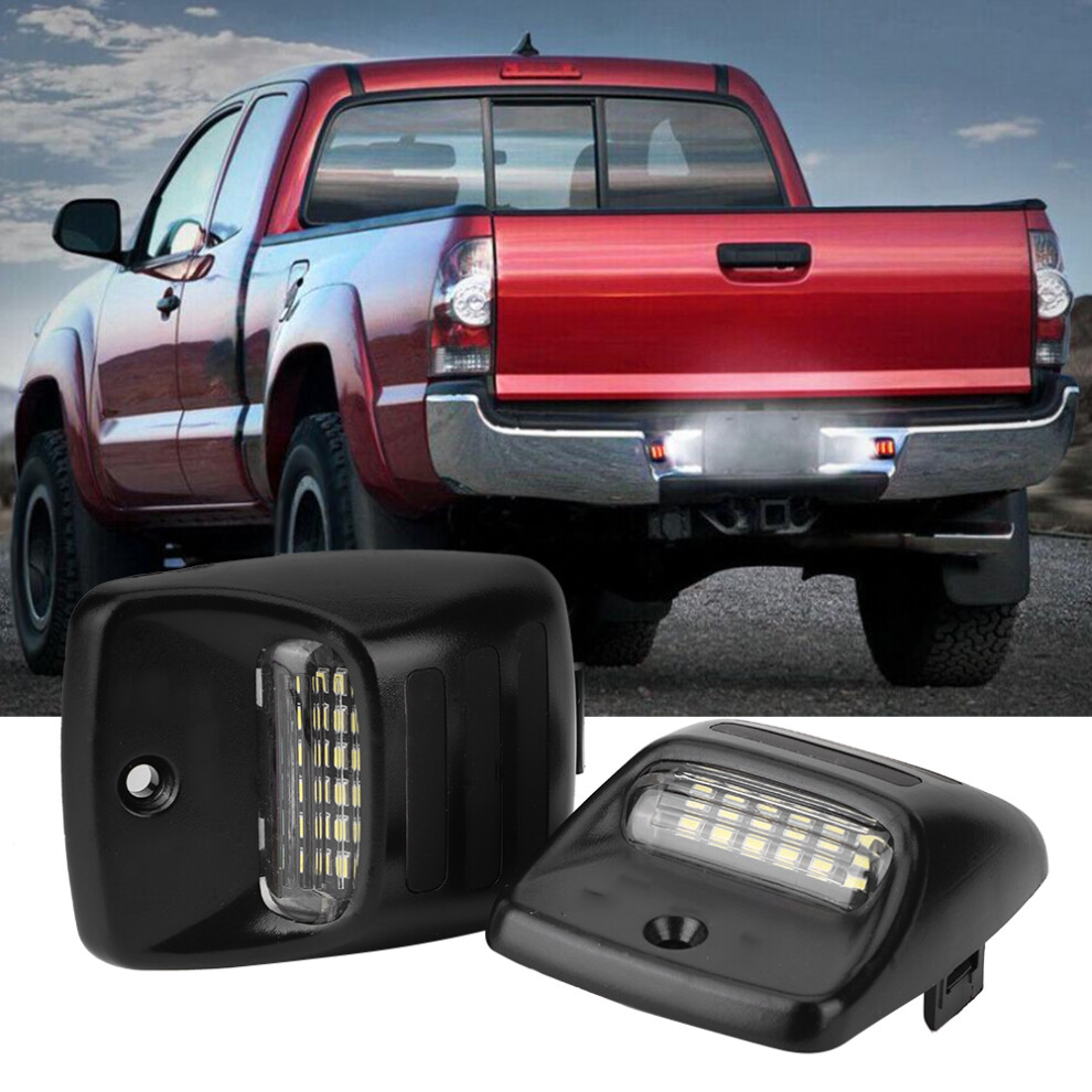Pair 18Led License Number Plate Fits For Toyota Tacoma 2005-2015Dc12v Light 4931324600798