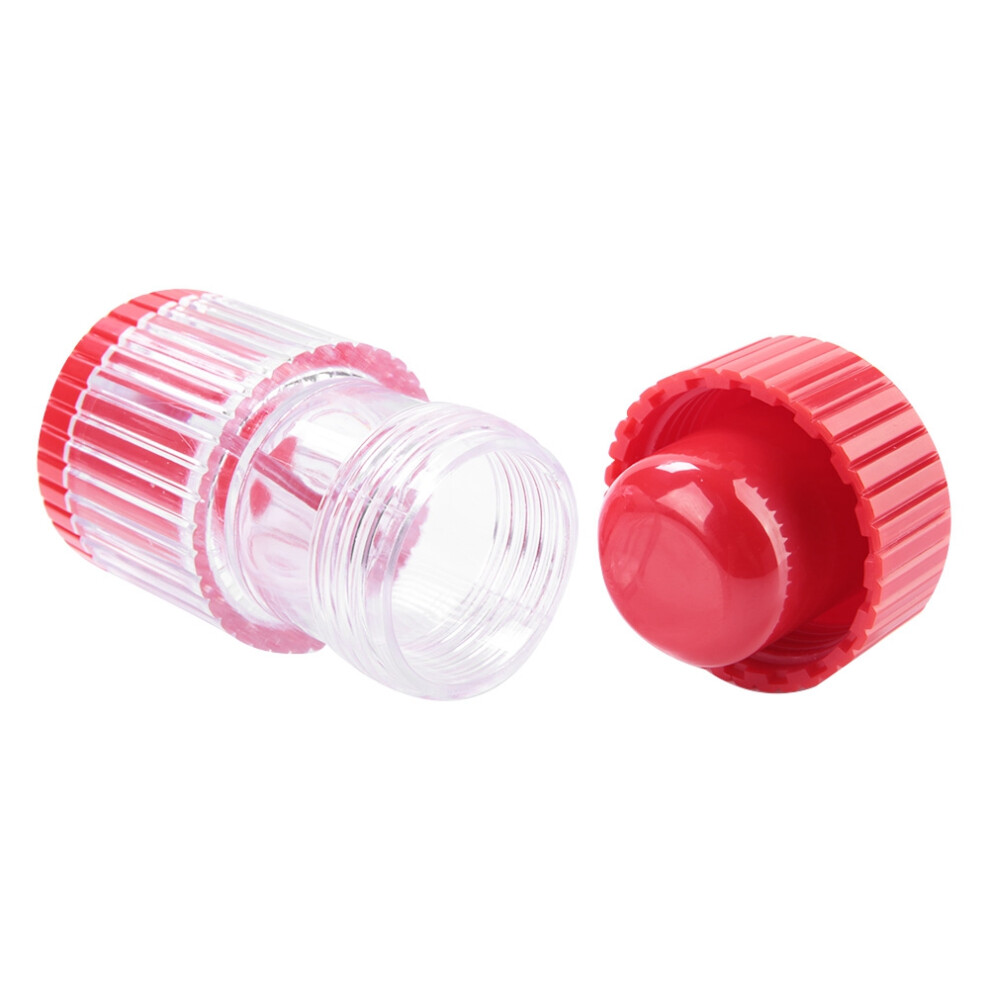Red Portable Lightweight Pill Crusher Pill Container Pulverizer For Medicine Tablets