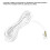 Video Connection Line For Video Door Intercom System Flexible Copper Cable With White PVC Insulation Plug And Play Setup Copper Cable For Clear 7