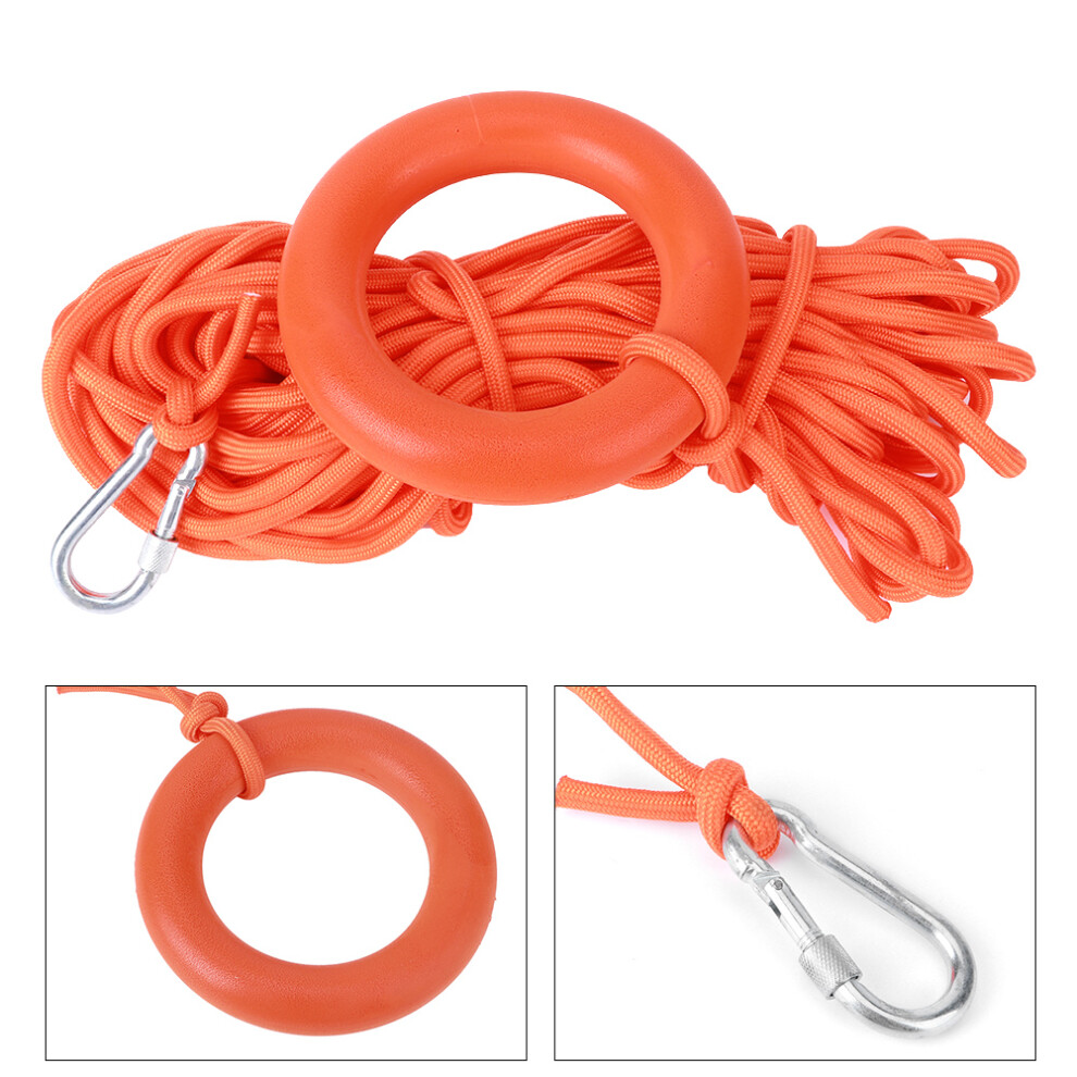 10Mm Diameter 30M Long Lifesaving Line Nonreflective Safety Rope With Pullring 4901324601415