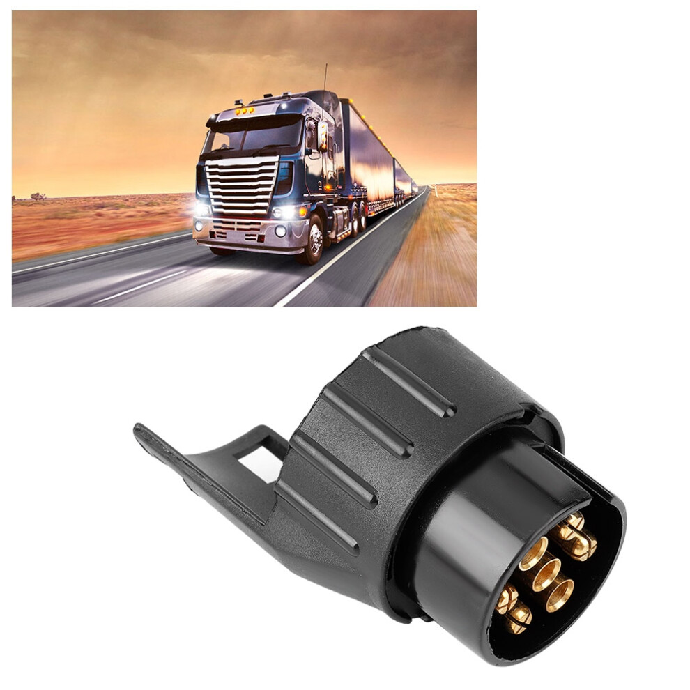 7 To 13-Pin Trailer Truck Caravan Towbar Towing Socket Plug Converter Adapter 6911324602105