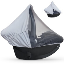 Coperchio di sedile per auto estate | 2-in-1 Sundi da sole traspirante e Mosquito Net | Protezione UV Copertine a baldacchino leggero per unisex infa