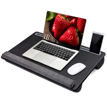 Extra velk stolek na notebook - Pln materil PU Hern podloka pod my - Prenosn notebook s drkem telefonu a operkou zpest pro notebook MacBoo