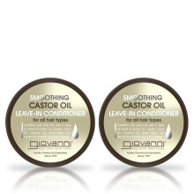 Giovanni Smooting Castor Huile Conditionneur sans rin age - Tous les types de cheveux hydratrisent les cheveux et l'hydrate de cuir chevelu et la