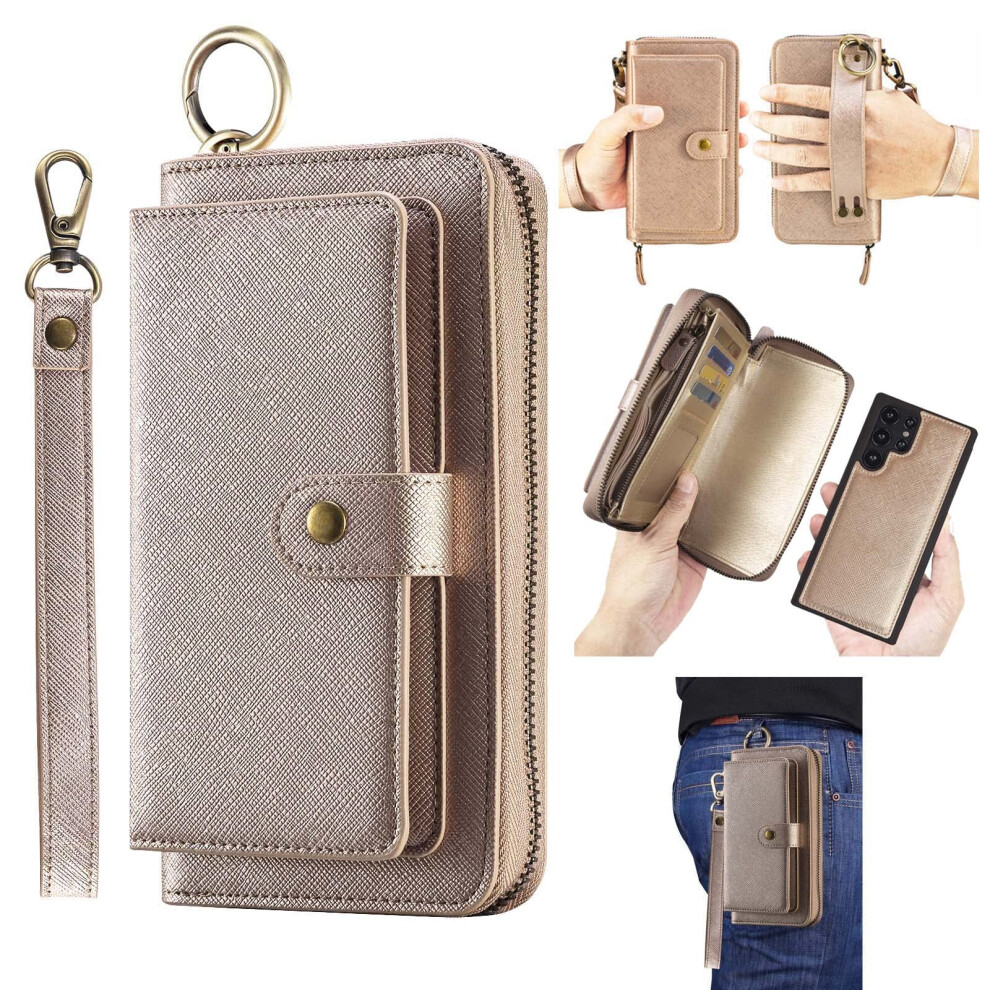 Litou Aifengcase Kompatybilny Z Samsung Galaxy S22 Plus Etui Z Portfelem Na Telefon Dla Kobiet Mezczyzni Opaski Na Nadgarstki Skrzane Etui Z Zam-image