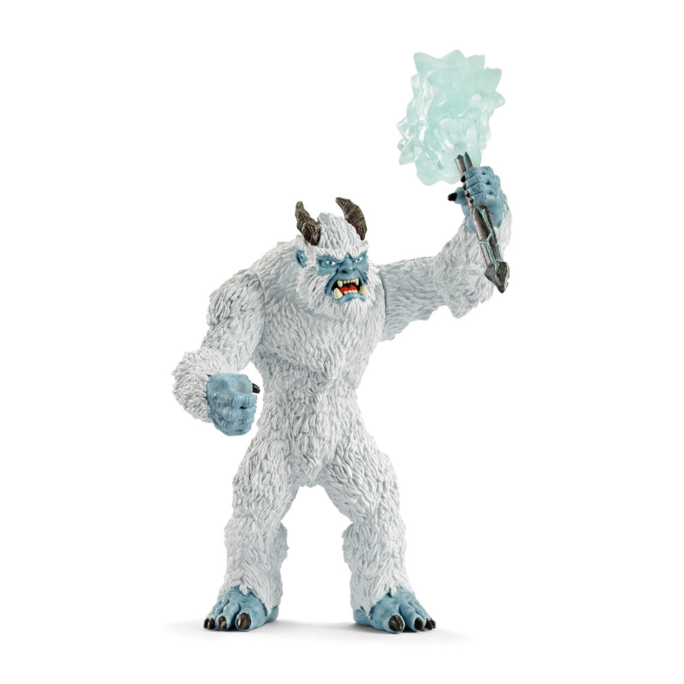 Schleich Eldrador Creatures Mythical Ice Creature With Frozen Hammer Figurine - Icy Monster Action Toy With Movable Arms And Ice Hammer Accessory