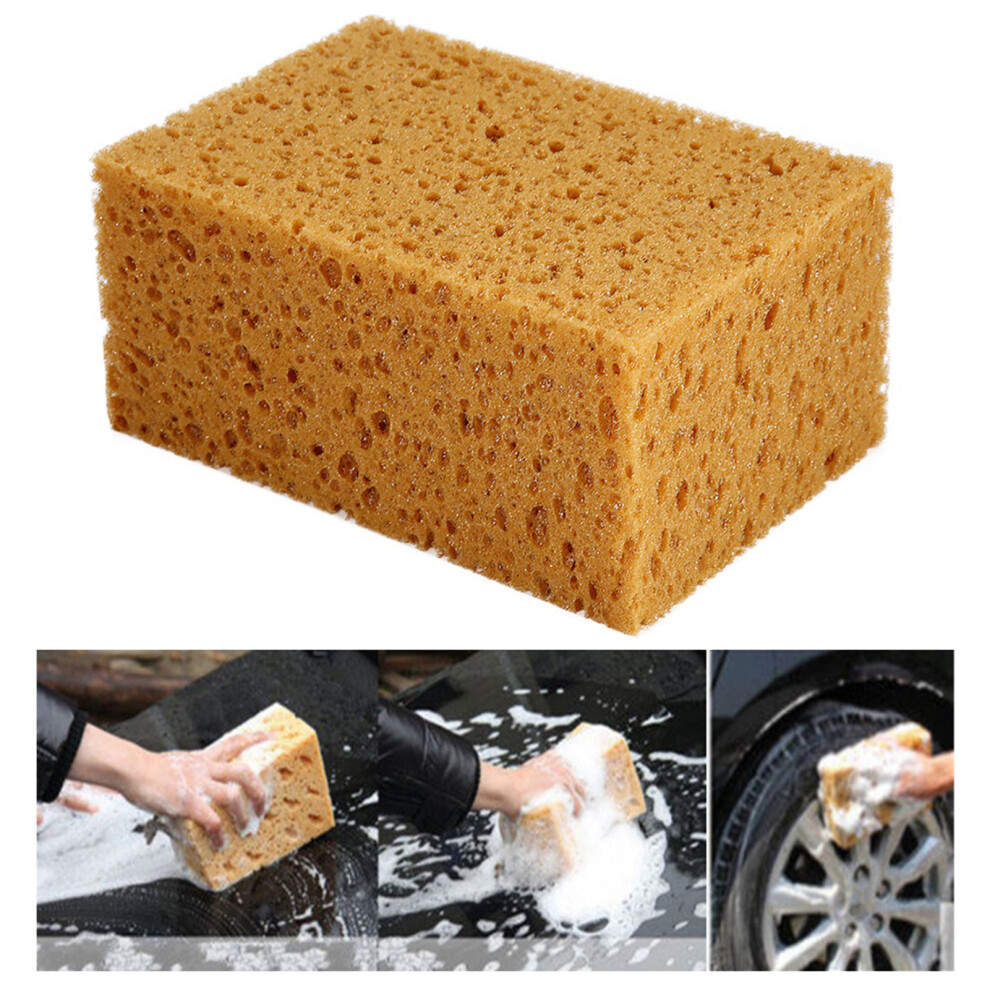 Square Shape Handheld Nonslip Sponge Washing Cleaner Tool For Car Auto Motorcycle (1Pc) 9351324602618