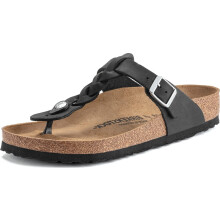 Birkenstock 1021349139 Gizeh Braid Blk Oil LTR R 39