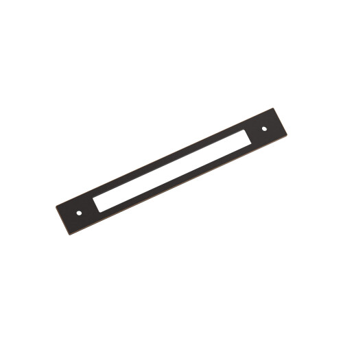 Amerock Medora 7-9/16 polegadas (192 mm) Retngulo de centro a centro em bronze polido com leo para gabinete puxar placa traseira BP37785ORB