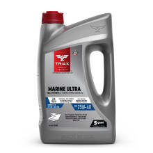 leo de motor martimo totalmente sinttico TRIAX Marine Ultra 25W-40 4 tempos (5 quartos)