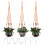 RIFNY Macrame Plant Hanger para vasos de plantas de 5 a 10 polegadas Kits de cabide de corda tecida de 35 polegadas com ganchos e contas de madei 1