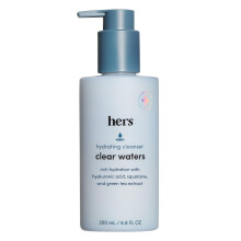 hers Clear Waters Hydrating Cleanser  Squalane Cleanser Face Wash fr alle Hauttypen  Enthlt Hyaluronsure, Squalan und Grntee-Extrakt  6,8 fl O