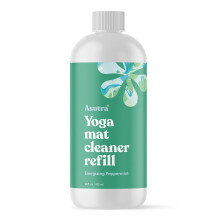 ASUTRA Yoga Mat Cleaner Spray Navulling (Energizing Peppermint) 16 fl oz - Geen gladde resten Biologische essentile olin Diepe reiniging voor f