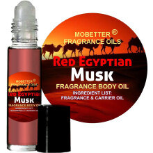 MOBETTER DUFTOLIER Rd egyptisk moskus kropsolie 1/3 oz rulle p glasflaske