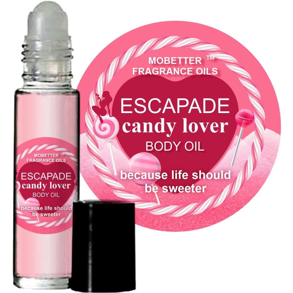Mobetter Fragrance O Mobetter Fragrance Oils Escapade Candy Lover Women Perfume Body Oil 10Ml Roll On Bottle