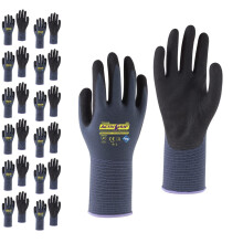 Cordova AG581 Oliebestandige handsker Microfinish-belgning for ekstra greb og oliemodstand Vdgreb Nylon 13-gauge desinficeret Slidbestandig fd