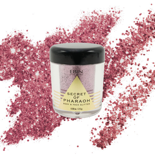 Ebin New York Secret de Pharaon Body & Face Glitter (Rose Quartz) 1